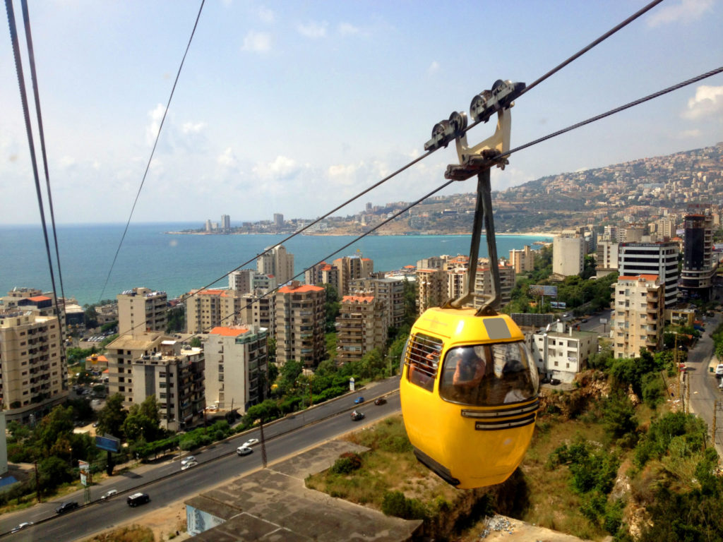 Cable car at Jounieh, Lebanon